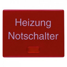 14880062 Клавиша с красной линзой и надписью "Heizung Notschalter" цвет: красный, с блеском Arsys Berker, Arsys 14880062
14880062 Клавиша с красной линзой и надписью "Heizung Notschalter" цвет: красный, с блеском Arsys Berker, Arsys 14880062