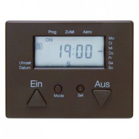 17360001 Таймер с дисплеем цвет: коричневый, с блеском Arsys Berker, Arsys 17360001
17360001 Таймер с дисплеем цвет: коричневый, с блеском Arsys Berker, Arsys 17360001