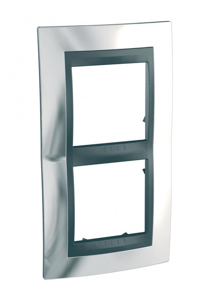 MGU66.004V.210 Рамка Unica Top Хром / Графит 2-постовая вертикальная Schneider Electric, Unica Top MGU66.004V.210
MGU66.004V.210 Рамка Unica Top Хром / Графит 2-постовая вертикальная Schneider Electric, Unica Top MGU66.004V.210
