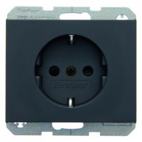 47357006 Штепсельная розетка SCHUKO цвет: антрацит, матовый K.1 Berker, K.1 47357006
47357006 Штепсельная розетка SCHUKO цвет: антрацит, матовый K.1 Berker, K.1 47357006