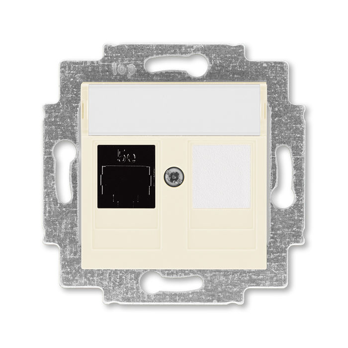 Розетка телефонная ABB Levit RJ45 категория 5e и заглушка слоновая кость 5014H-A51017 17W 2CHH295117A6017, Levit 5014H-A51017 17W
Розетка телефонная ABB Levit RJ45 категория 5e и заглушка слоновая кость 5014H-A51017 17W 2CHH295117A6017, Levit 5014H-A51017 17W