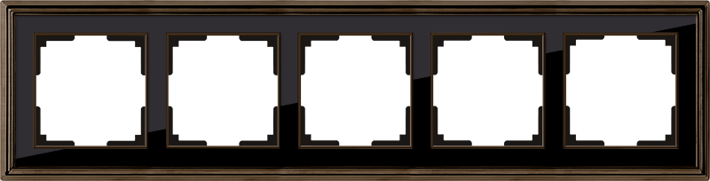 WL17-Frame-05 Рамка на 5 постов (бронза/черный) Palacio Werkel a037691, Palacio WL17-Frame-05 a037691
WL17-Frame-05 Рамка на 5 постов (бронза/черный) Palacio Werkel a037691, Palacio WL17-Frame-05 a037691
