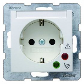 41081909 Штепсельная розетка SCHUKO с защитой от перенапряжения цвет: полярная белизна, матовый S.1/B.1/B.3/B.7 Glas Berker, S.1 41081909
41081909 Штепсельная розетка SCHUKO с защитой от перенапряжения цвет: полярная белизна, матовый S.1/B.1/B.3/B.7 Glas Berker, S.1 41081909