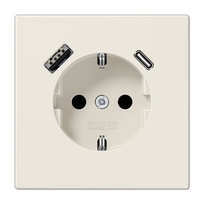 LS1520-15CA слоновая кость Розетка SCHUKO® с USB-интерфейсом с 1 гнездо USB типа A и 1 гнездо USB типа C LS серия, LS ZERO LS1520-15CA
LS1520-15CA слоновая кость Розетка SCHUKO® с USB-интерфейсом с 1 гнездо USB типа A и 1 гнездо USB типа C LS серия, LS ZERO LS1520-15CA