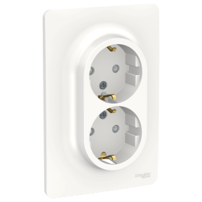 NU206718 Розетка двойная, со шторками, с заземлением, винт. зажим., Белый Schneider Electric, Unica Studio NU206718
NU206718 Розетка двойная, со шторками, с заземлением, винт. зажим., Белый Schneider Electric, Unica Studio NU206718