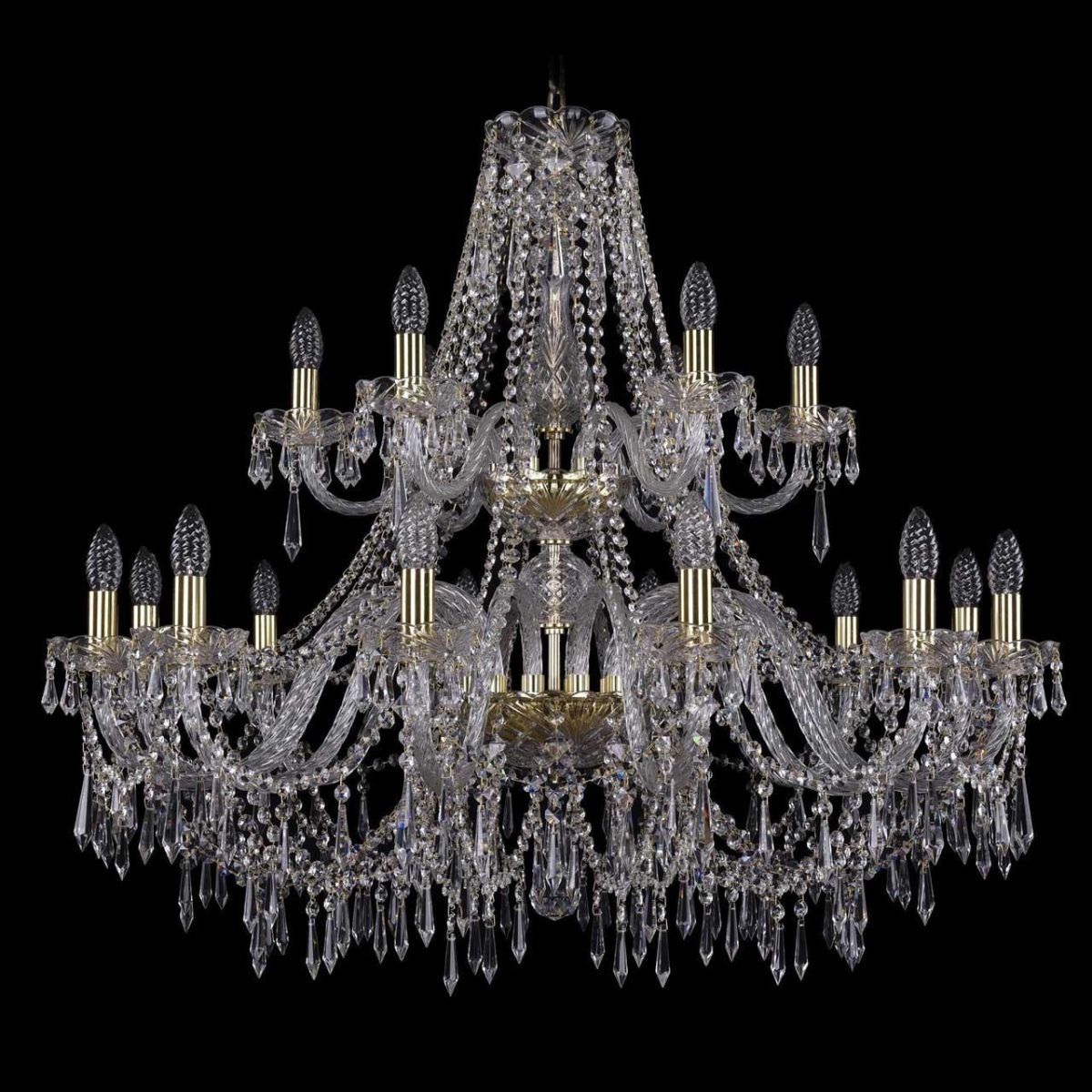 Подвесная люстра Bohemia Ivele 1403/12+6/360/2d/G, Золотой, 1403 Gold 1403/12+6/360/2d/G
Подвесная люстра Bohemia Ivele 1403/12+6/360/2d/G, Золотой, 1403 Gold 1403/12+6/360/2d/G