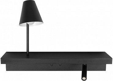 Настенный светильник Shelf 10216/2W Black Loft It фото