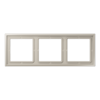 LSZES983BF Рамка LS ZERO Нержавеющая сталь 3-постовая Jung фото