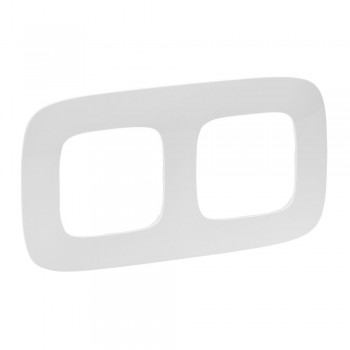 754302 Рамка Valena Allure Белый 2-постовая Legrand фото