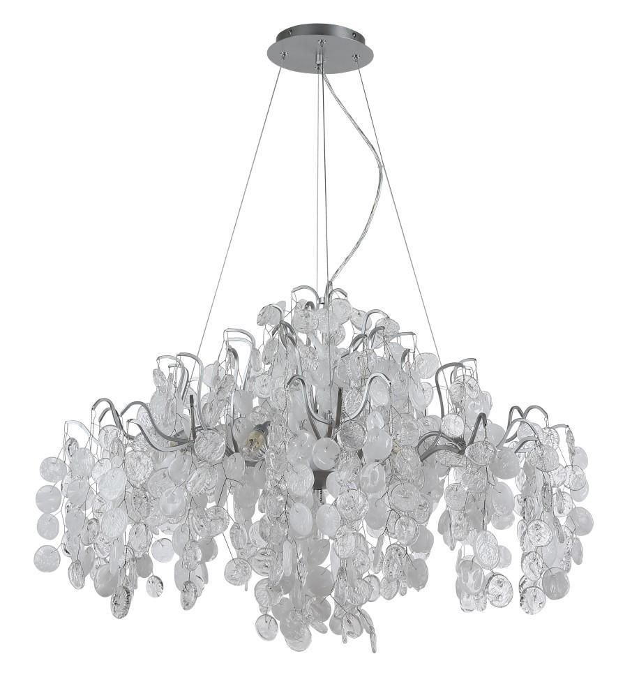 

Подвесная люстра Crystal Lux Tenerife SP9 Silver, Серебро, Tenerife Tenerife SP9 Silver