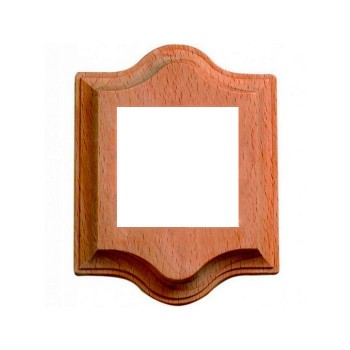 36821002 Рамка с квадратным вырезом Venezia Clasica Натуральное дерево 1-постовая Fontini фото