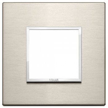 21642.04 Рамка Eikon Evo Нейтральная бронза 2 модуля Vimar фото