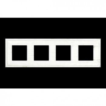 FD01244BD Рамка Provence White Decape 4-постовая Fede фото