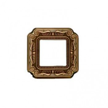 FD01361PB Рамка Firenze Патина 1-постовая Fede фото