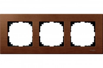 MTN4053-3472 Рамка M-Elegance Вишня 3-постовая Merten фото