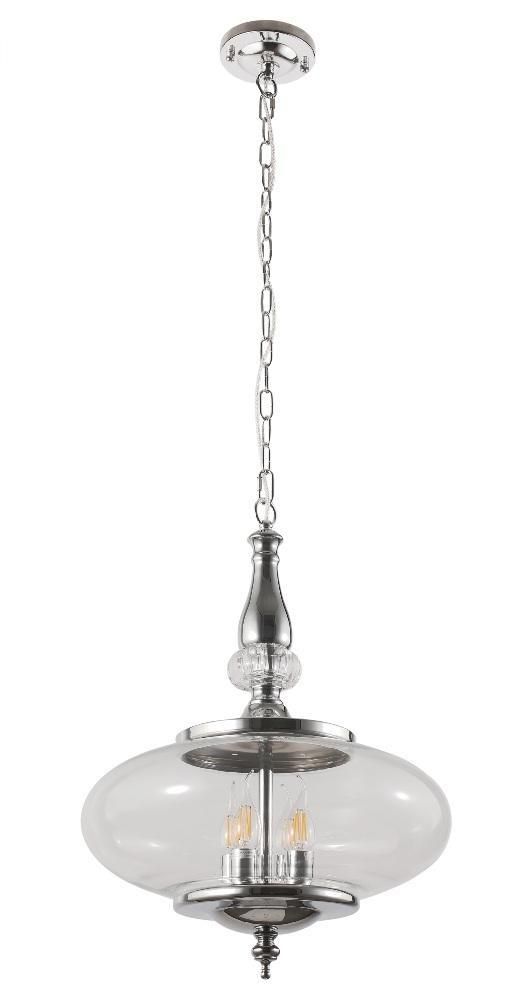 

Подвесной светильник Crystal Lux Miel SP4 Chrome, Хром, Miel Miel SP4 Chrome