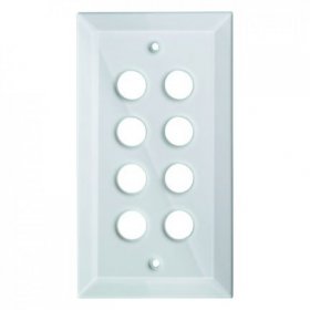 1388 Стеклянная Стеклянная накладка TS Прозрачный 8-постовая Berker фото