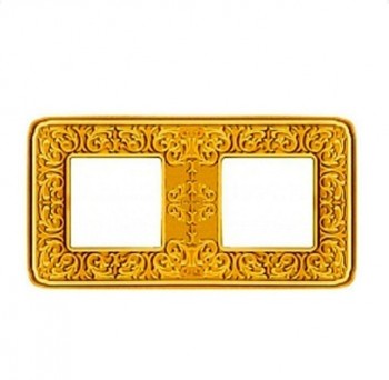 FD01372OB Рамка Emporio Bright Gold 2-постовая Fede фото