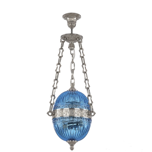 

Подвесной светильник 7100 71000P/20 Ni Aquamarine/M-1G Bohemia, Синий, 7100 71000P/20 Ni Aquamarine/M-1G