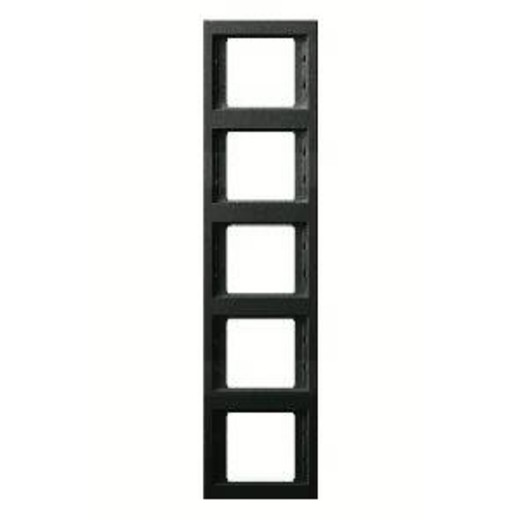 

13537006 Рамка K.1 Антрацит матовый 5-постовая вертикальная Berker, K.1 13537006