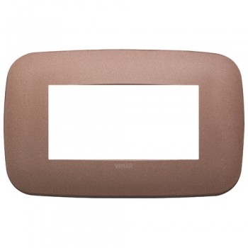 19684.24 Рамка Arke Round Бронза матовая 4 модуля Vimar фото