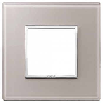 21642.73 Рамка Eikon Evo Серый жемчуг 2 модуля Vimar фото