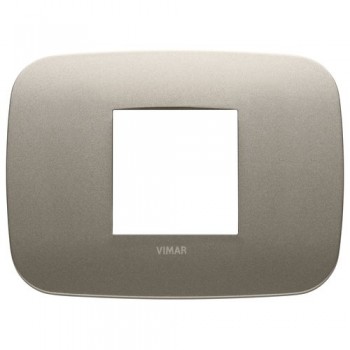 19682.13 Рамка Arke Round Шампань матовый 2 модуля Vimar фото