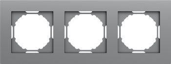 Рамка 3-я, матовый серый Donel A07 DE21340 фото