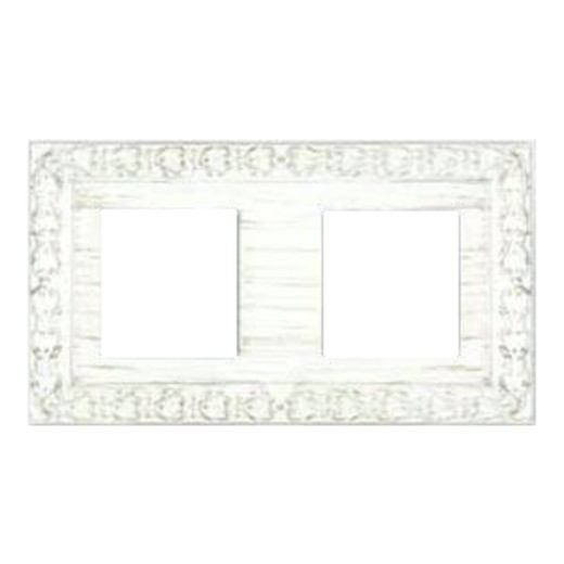 

FD01222BD Рамка Provence White Decape 2-постовая Fede, Provence FD01222BD