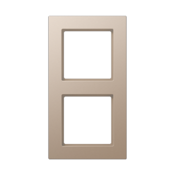 A5582BFCH Рамка A550 Шампань 2-постовая Jung фото