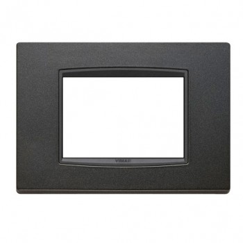 20653.40 Рамка Eikon Total Look Графит 3-модульная Vimar фото
