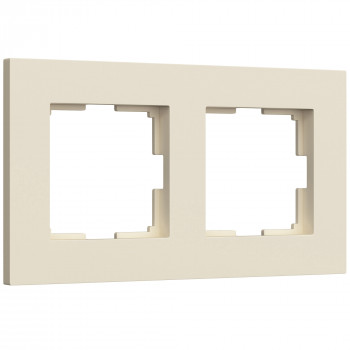 Рамка на 2 поста Slab (айвори матовый) Werkel a062806 W0022962 фото