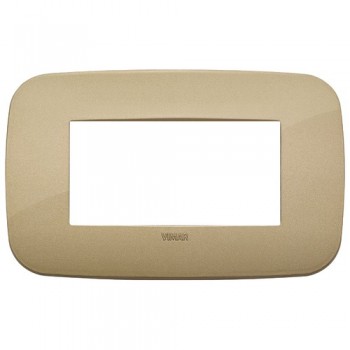 19684.88 Рамка Arke Round Античное золото 4 модуля Vimar фото