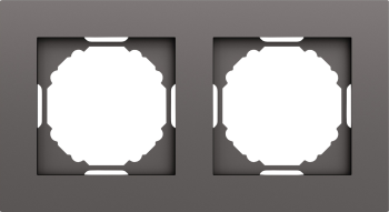 Рамка 2-я, матовый титан Donel A07 DE21245 фото