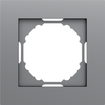 Рамка 1-я, матовый серый Donel A07 DE21140 фото