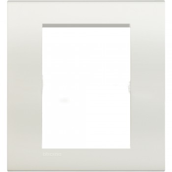 Рамка 3 + 3 модуля, белый Bticino Living Light Квадрат LNA4826BI фото