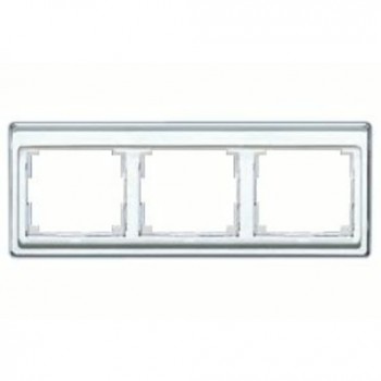 SL5830WW Рамка SL 500 Белый 3-постовая Jung фото