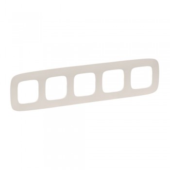 754315 Рамка Valena Allure Слоновая кость 5-постовая Legrand фото