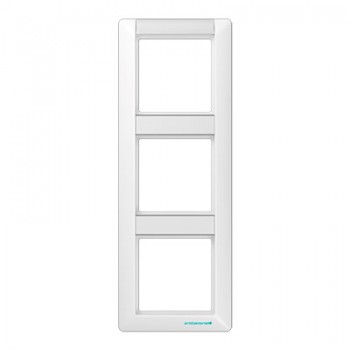 ABAS583 Рамка Антибактериальная версия AS 500 Бежевый 3-постовая Jung фото