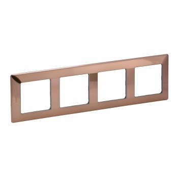 754164 Рамка Valena Life Медь 4-постовая Legrand фото