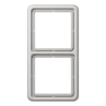 CD582WULG Рамка CD Ударопрочная Светло-серый 2-постовая Jung фото