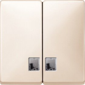 

MTN413544 2 клавиши с окном подсв бежевый Merten, Artec MTN413544