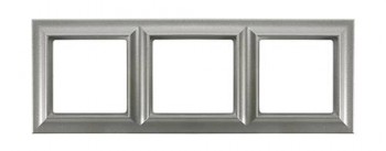 EPS483AL Рамка ECO Profi Standart Алюминий 3-постовая гор/верт. Jung фото
