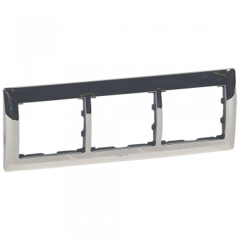 771933 Рамка Galea Life Хром 3-постовая Legrand фото