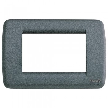 16753.46 Рамка Idea Rondo Шиферный 3-модульная Vimar фото
