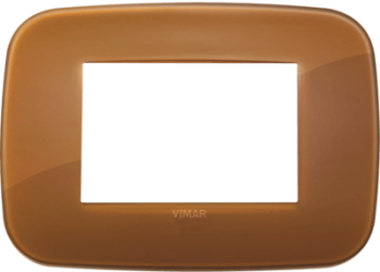 19683.62 Рамка Arke Round Карамель 3-модульная Vimar фото
