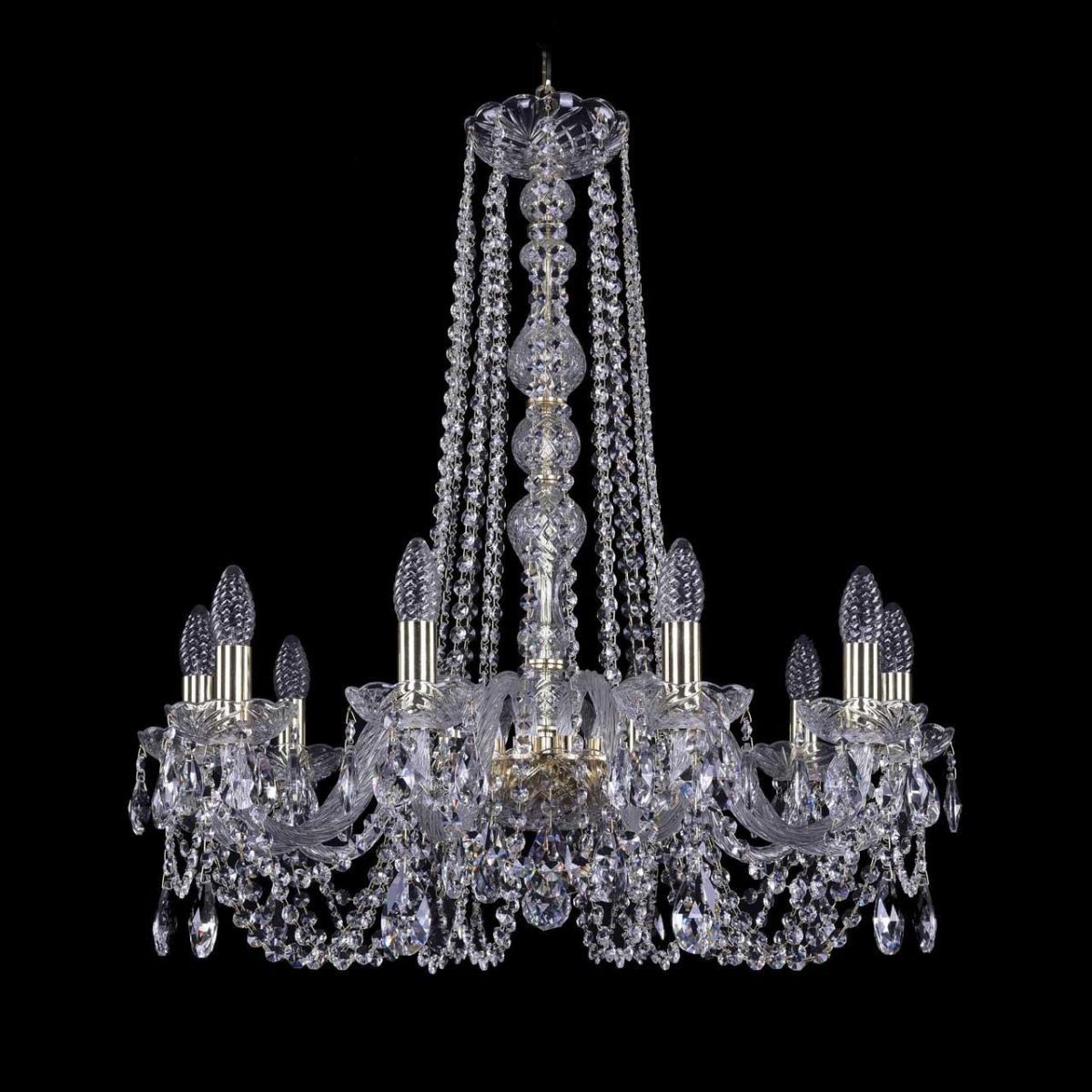 

Подвесная люстра Bohemia Ivele 1402/10/240/h-73/G, Золотой, 1402 Gold 1402/10/240/h-73/G