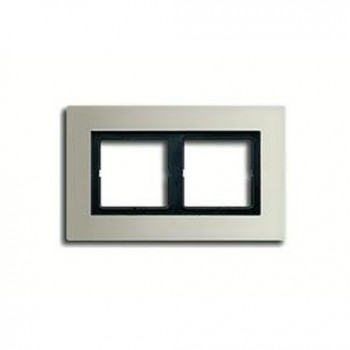 LSP982ES Рамка LS Plus Сталь 2-постовая Jung фото