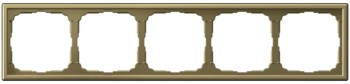 Рамка пятипостовая Золото Systeme Electric (Schneider Electric) Art Gallery GAL001605 фото