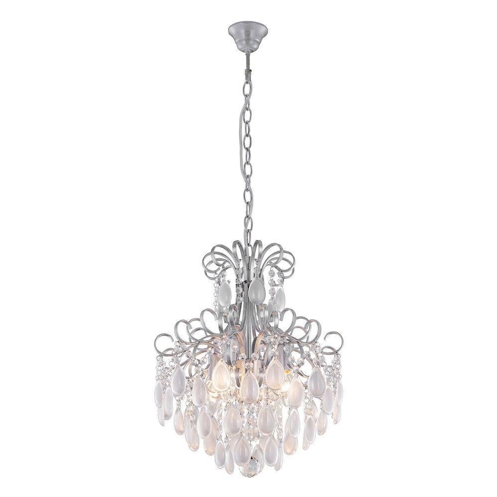 

Подвесная люстра Crystal Lux Sevilia SP4 Silver, Серебро, Sevilia Sevilia SP4 Silver